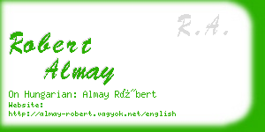 robert almay business card